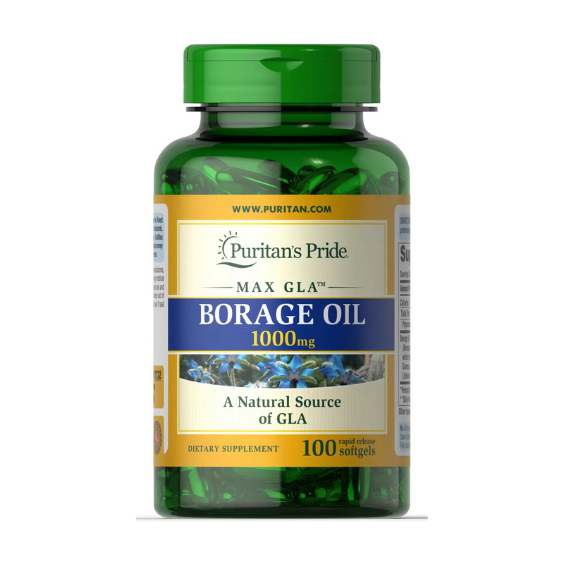 Borage Oil 1000 mg (100 softgels)