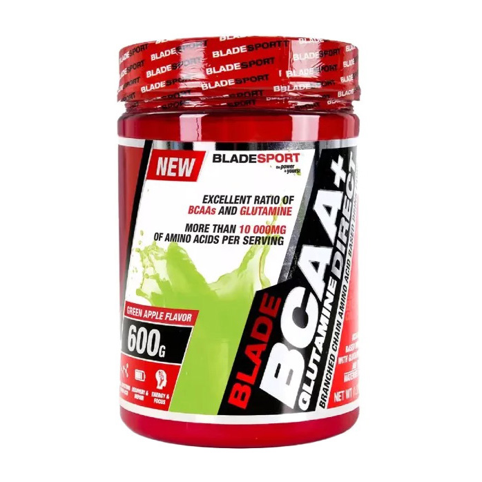 BCAA + Glutamine Direct (600 g, green apple)