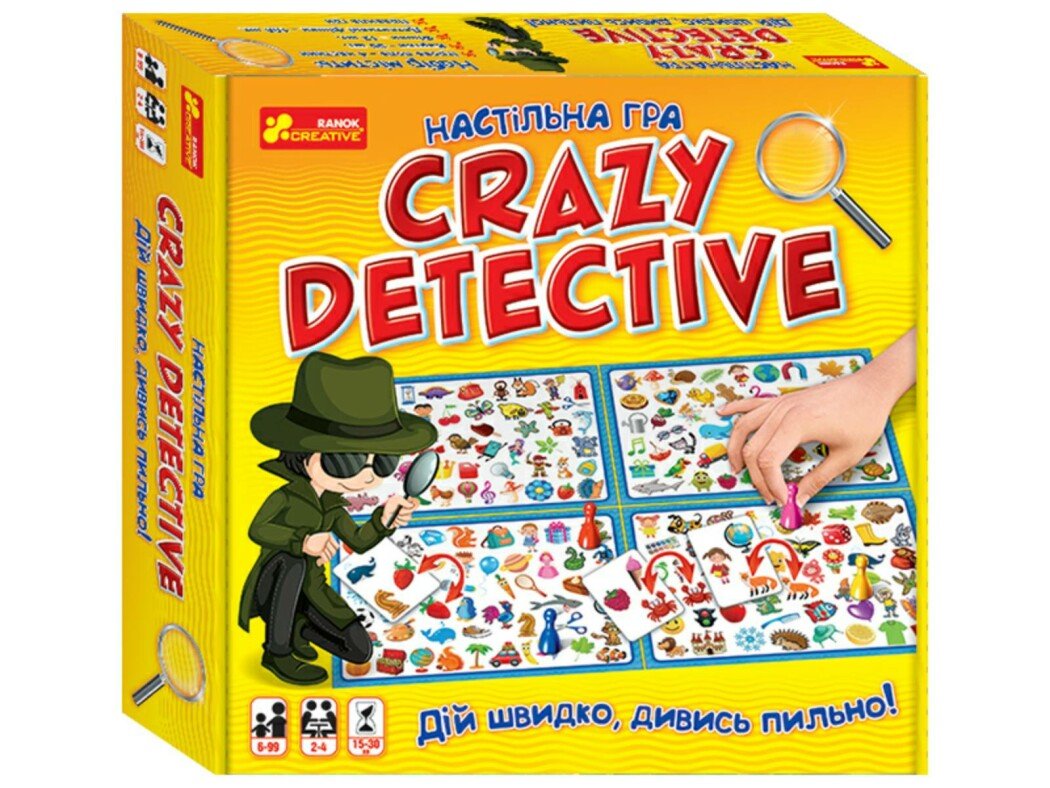 Настільна гра. Crazy detective