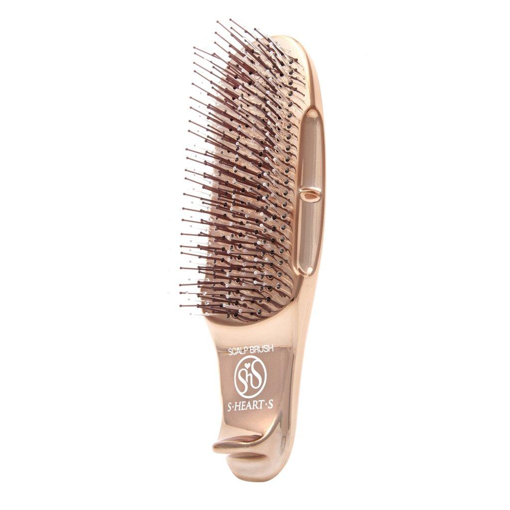 М'яка гребінець для волосся Scalp Brush Gold, Японія, укорочена