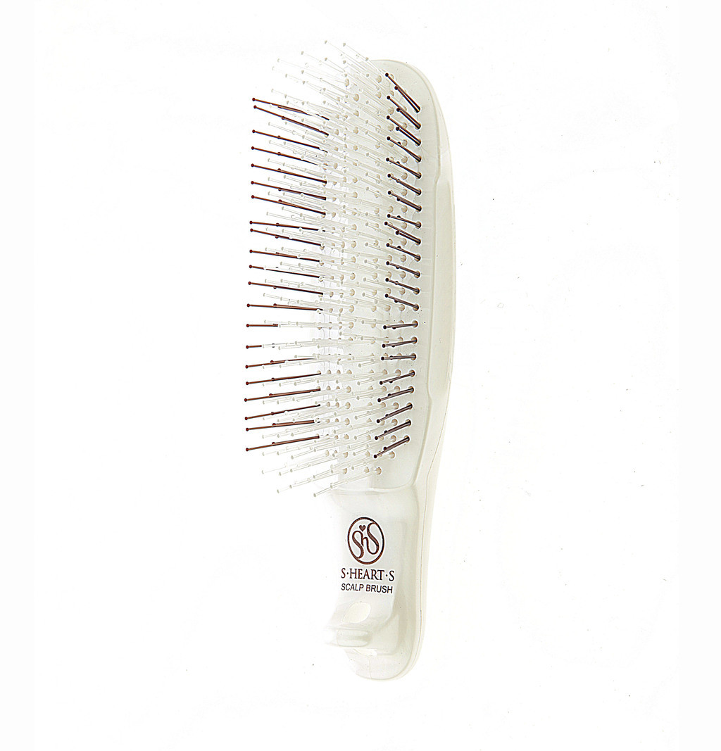 Гребінець для волосся м'які Scalp Brush Kom,Японія, біла