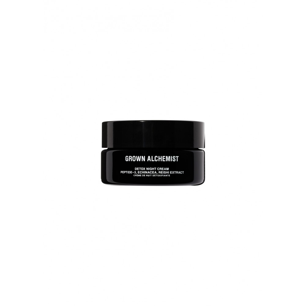 Grown Alchemist Detox Night Cream - Нічний детокс-крем Пептид-3, Ехінацея, Екстракт Трутовика, 40 мл