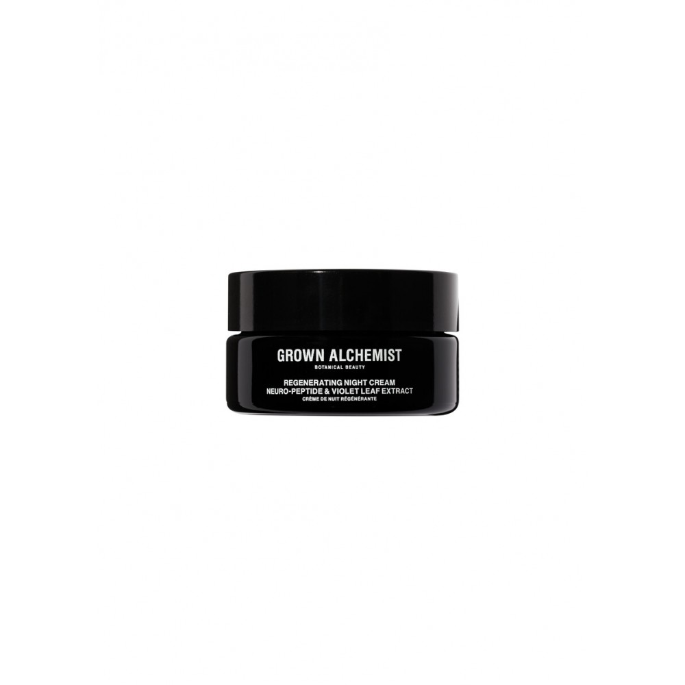 Grown Alchemist Regenerating Night Cream - Регенеруючий нічний крем Нейропептиди, Екстракт Листя Фіалки, 40 мл