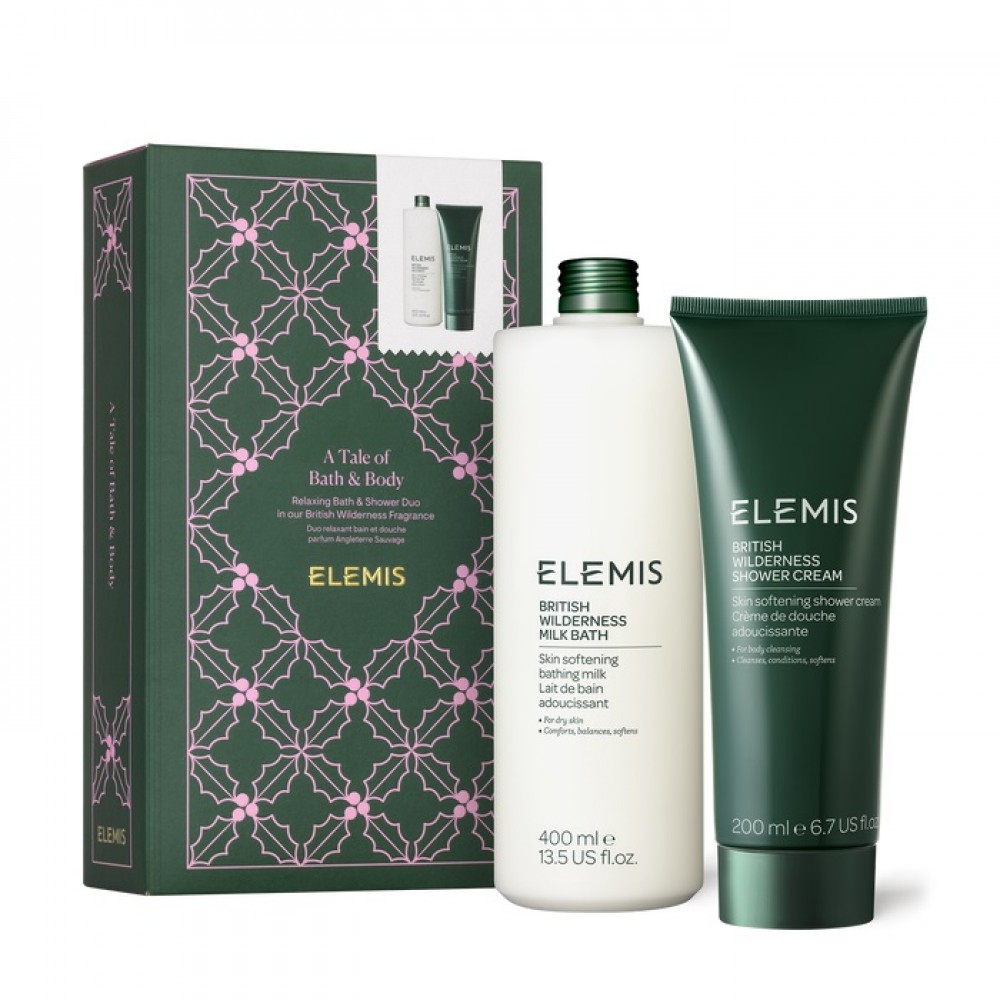 ELEMIS A Tale of Bath & Body British Wilderness Gift Set - Розслаблючий дует для ванни та душу Дика природа Британії