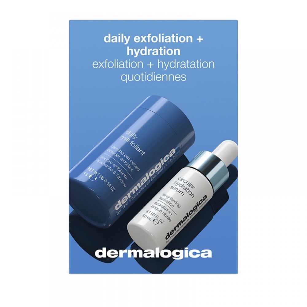 Dermalogica Daily Exfoliation + Hydration - Тревел дует Щоденна ексфоліація та зволоження шкіри