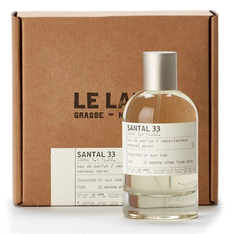 Парфюмированная вода Le Labo Santal 33 для мужчин и женщин 