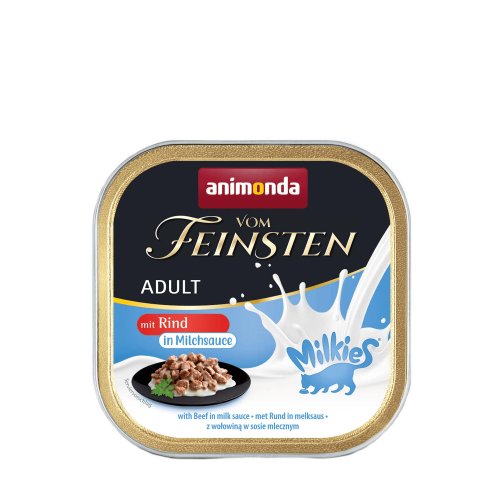 Корм влажный для кошек Animonda Vom Feinsten Adult with beef in milk sauce с говядиной в молочном соусе, 100 г