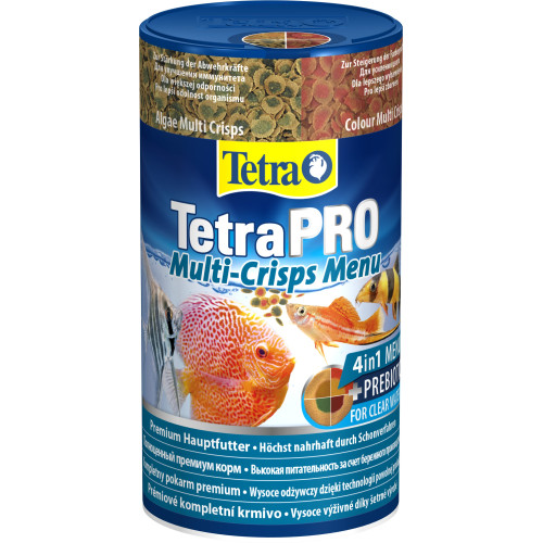 Корм для аквариумных рыб TetraPRO Multi-Crisps Menu, 250 мл (чипсы)