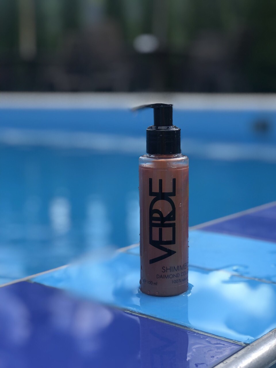 Сяюча олія до та після засмаги Verde SPF 15, 100 ml. (Travel Ver.)