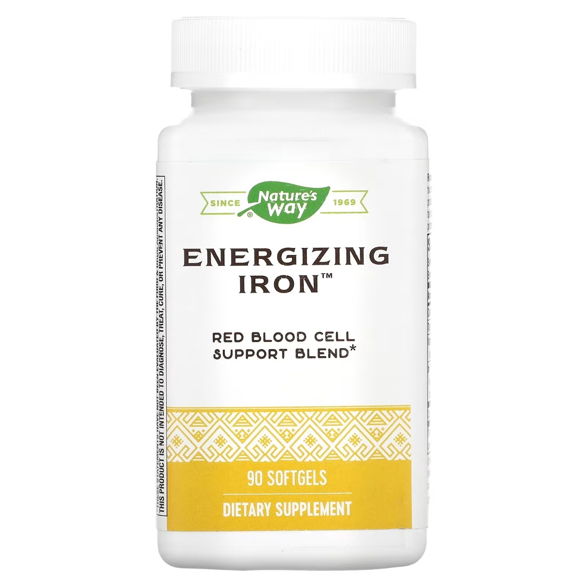 Залізо енергетичне, Energizing Iron, Nature's Way, 90 гелевих капсул