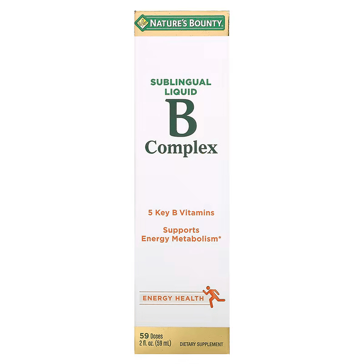 В-Комплекс, сублінгвальний, B-Complex Sublingual Liquid, Nature's Bounty, 59 мл (2 рідких унції)