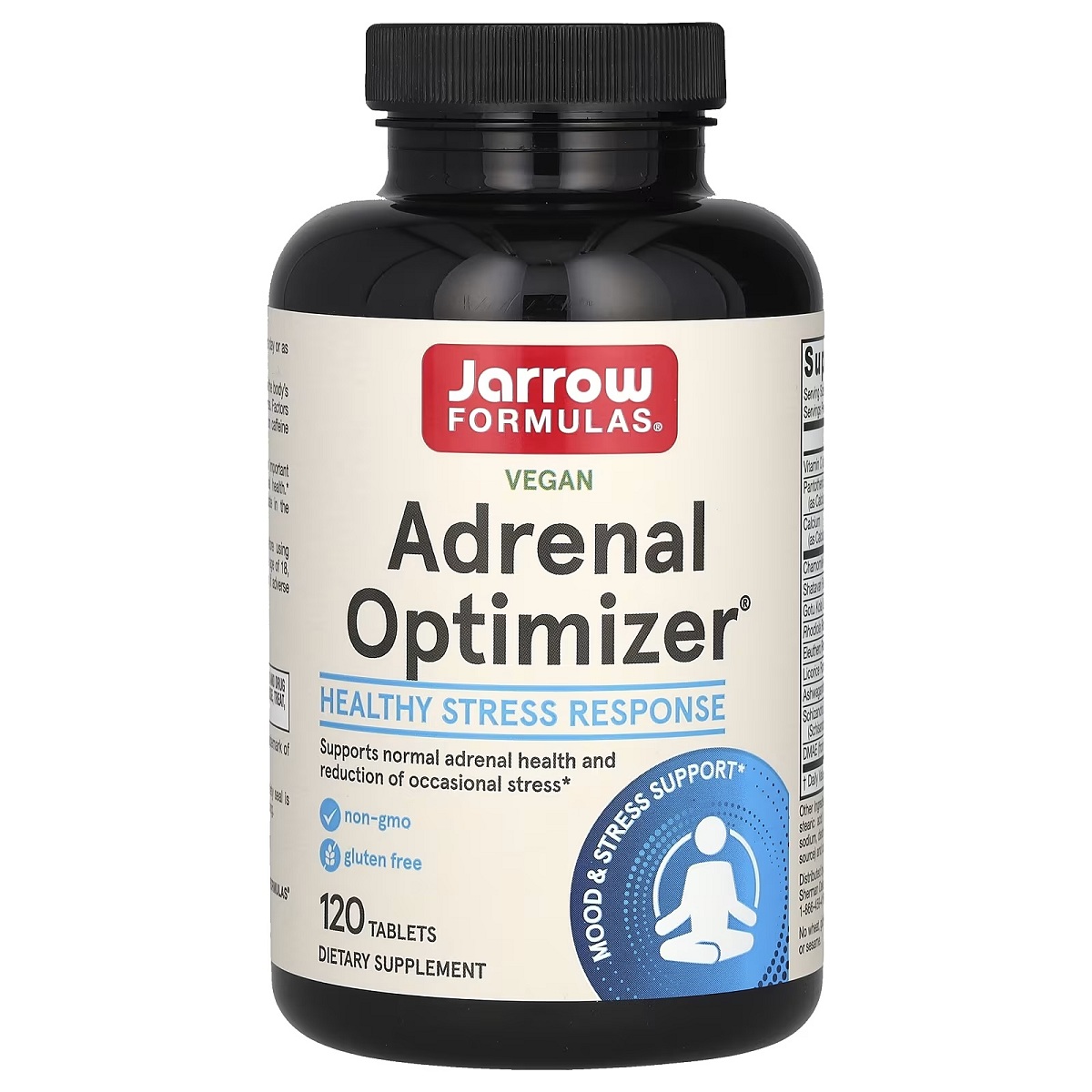 Оптимізатор надниркових залоз, Adrenal Optimizer, Jarrow Formulas, 120 таблеток