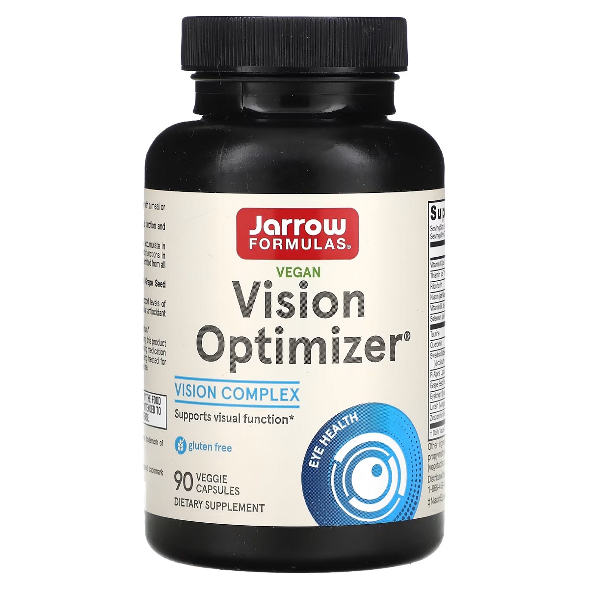 Оптимізатор зору, Vegan Vision Optimizer, Jarrow Formulas, 90 вегетаріанських капсул