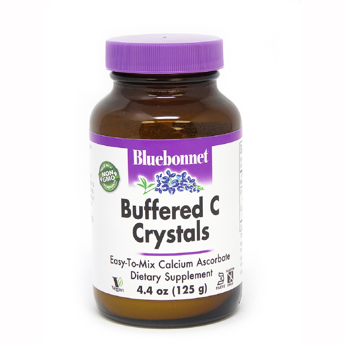 Буферізованние Вітамін С в кристалах, Buffered C Crystals, Bluebonnet Nutrition, 4.4 унції