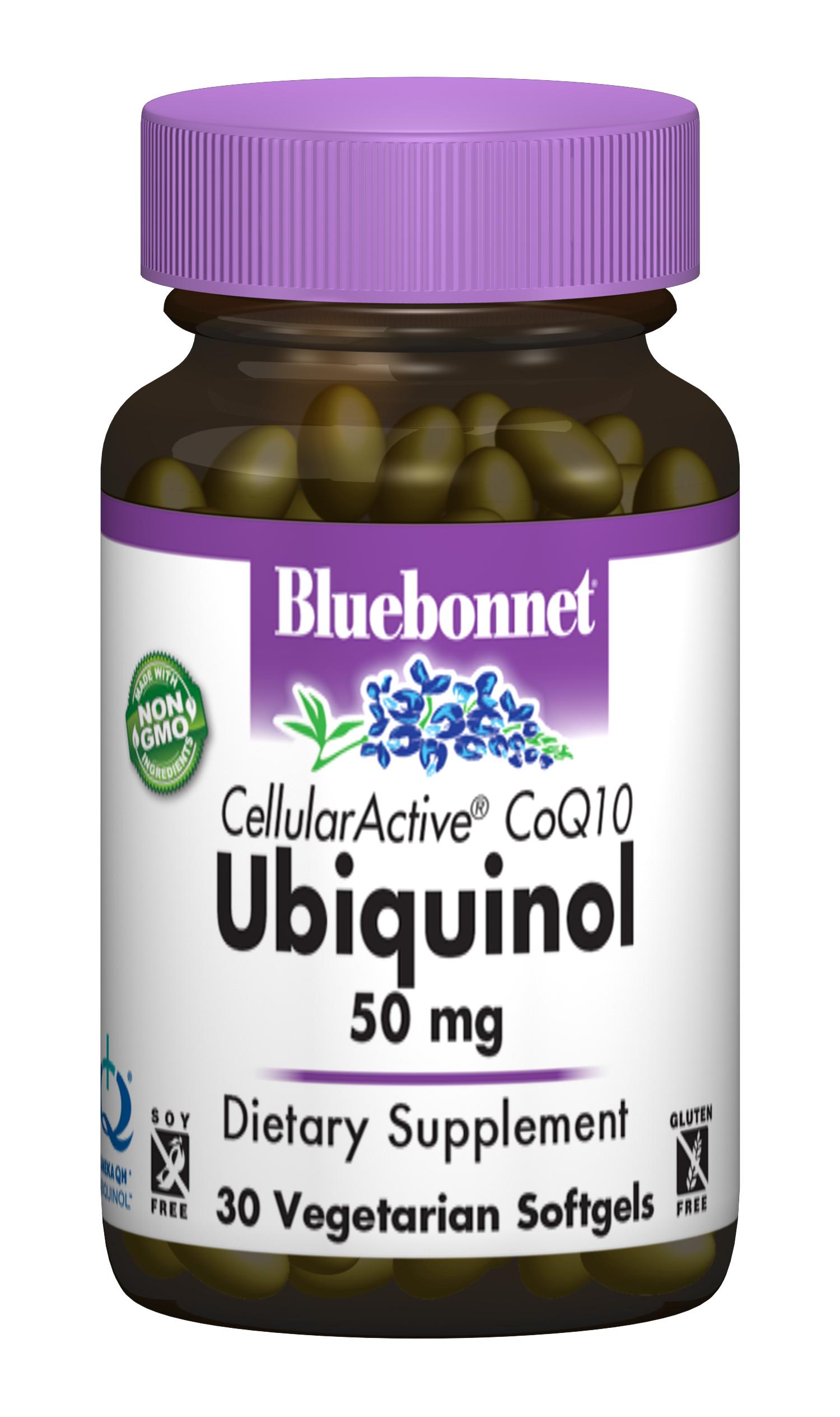 Убіхінол 50мг, Cellular Active, Bluebonnet Nutrition, 30 желатинових капсул