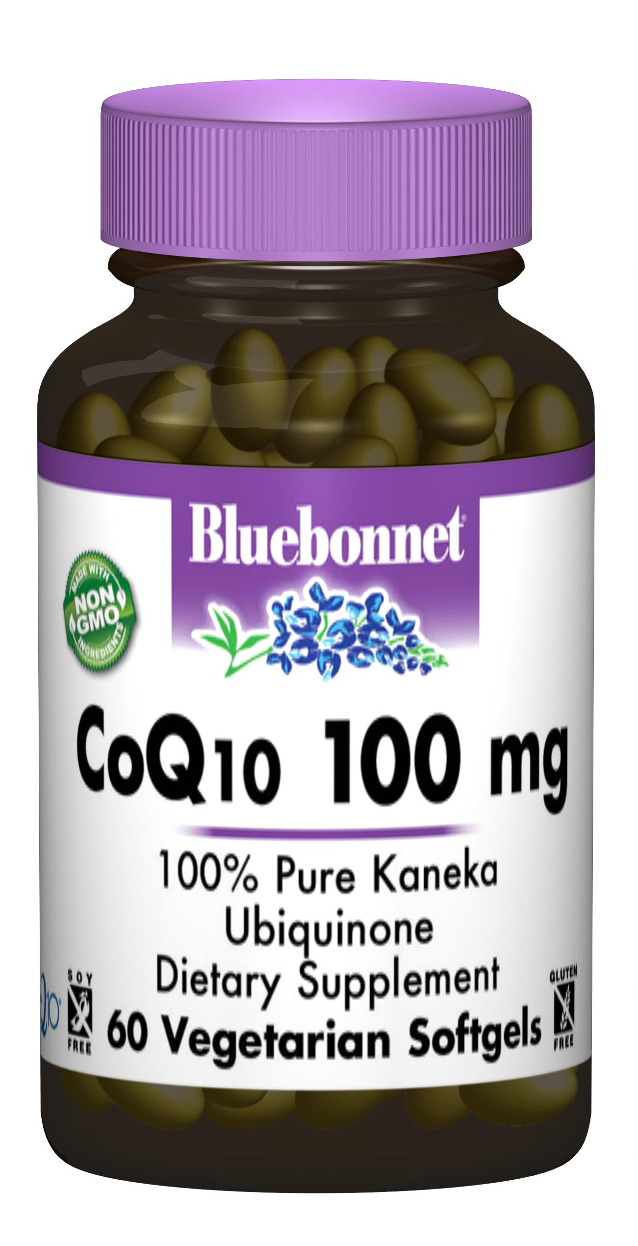 Коензим Q10 100мг, Bluebonnet Nutrition, 60 желатинових капсул