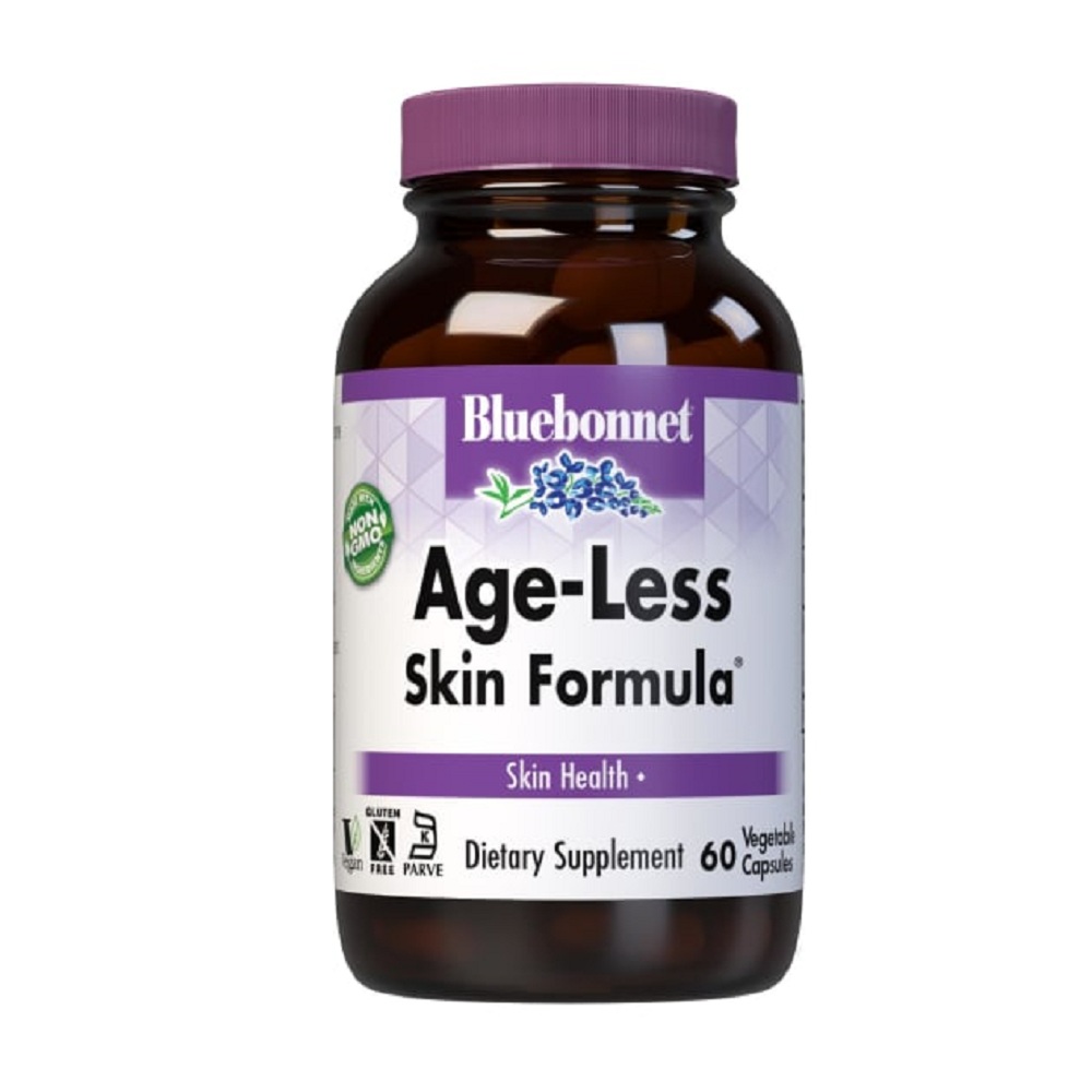 Формула Омолодження Шкіри, Bluebonnet Nutrition, Age-Less Skin Formula 60 вегетаріанських капсул