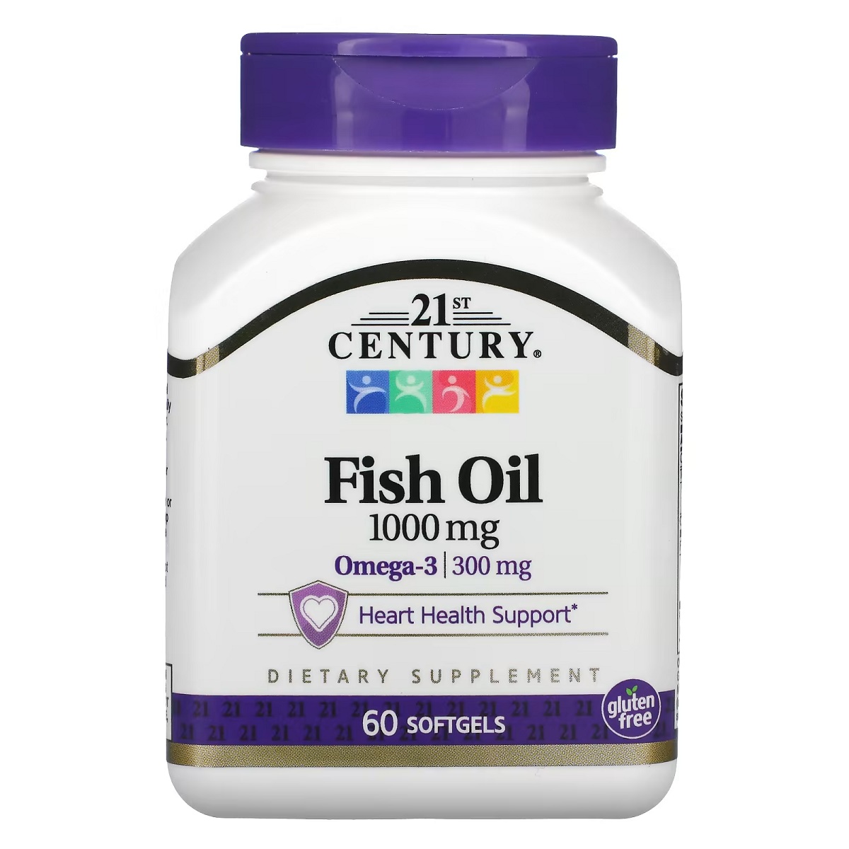 Риб&apos;ячий жир, 1000 мг, Fish Oil, 21st Century, 60 желатинових капсул