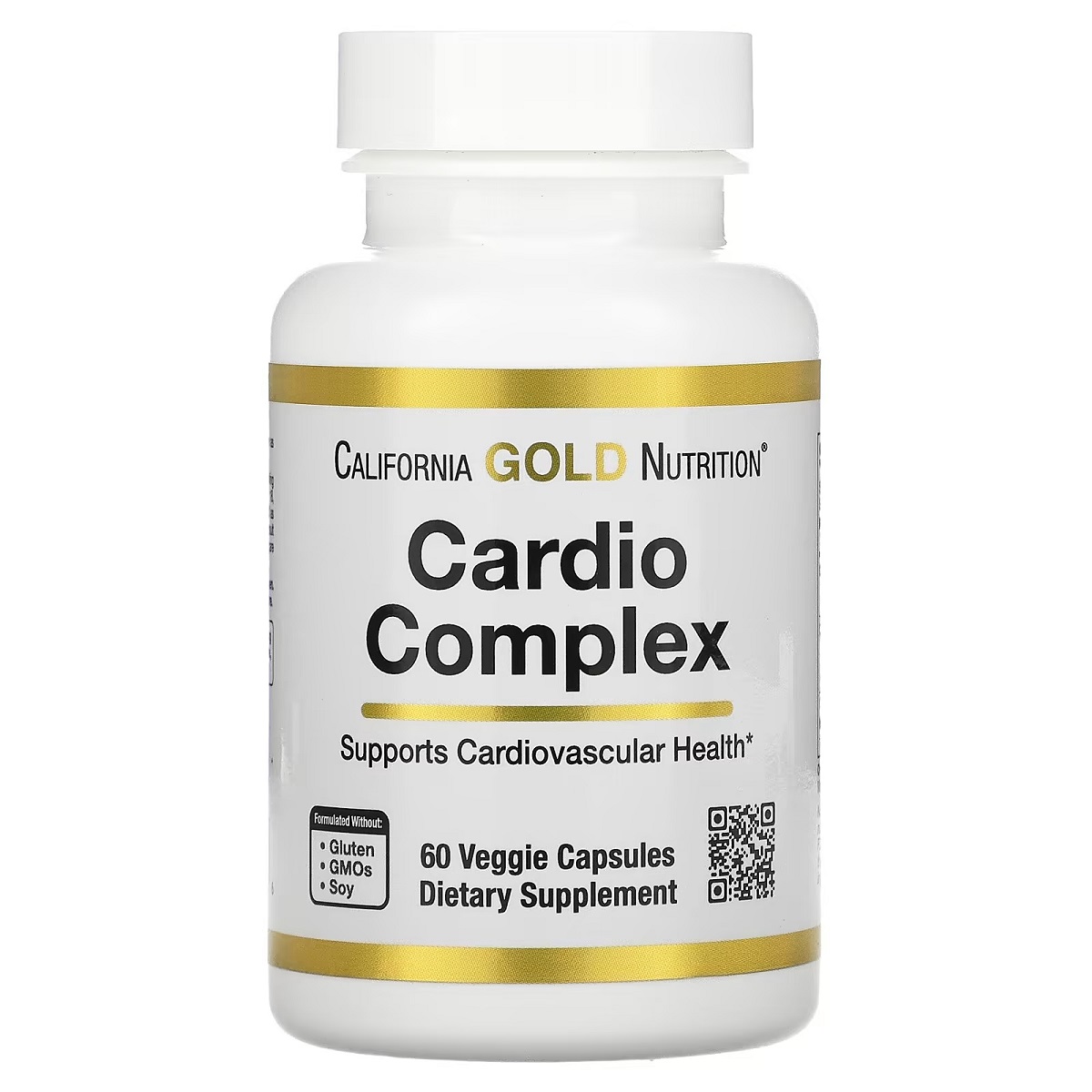 Кардіо-комплекс, Cardio Complex, California Gold Nutrition, 60 вегетаріанських капсул