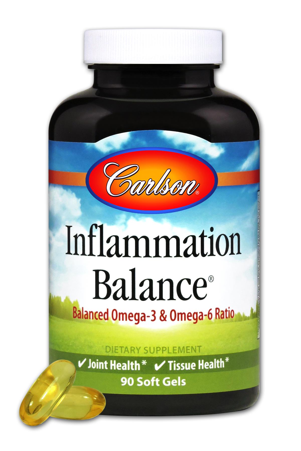 Протизапальний Комплекс, Inflammation Balance, Carlson, 90 желатинових капсул