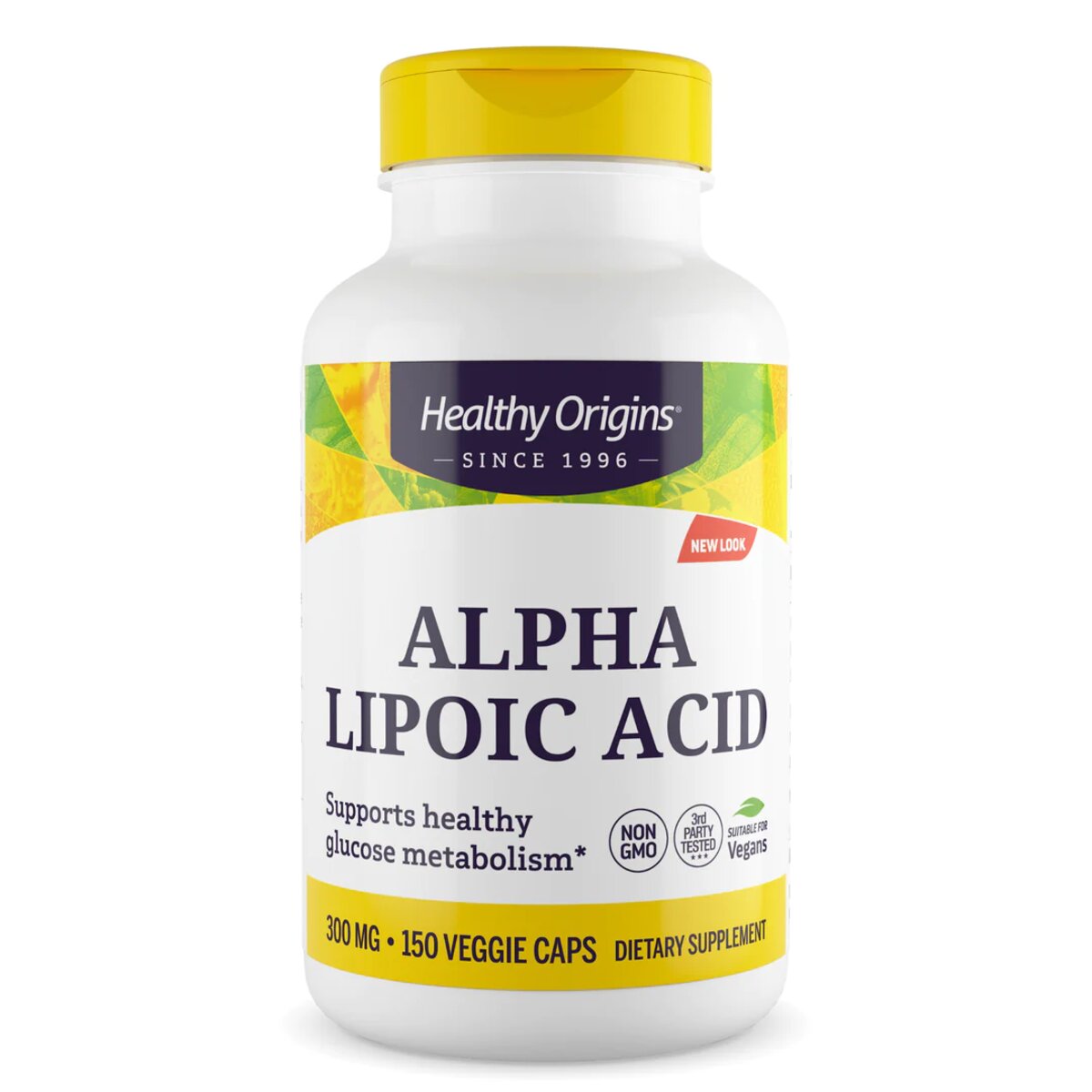 Альфа-ліпоєва кислота, 300 мг, Alpha Lipoic Acid, Healthy Origins, 150 капсул