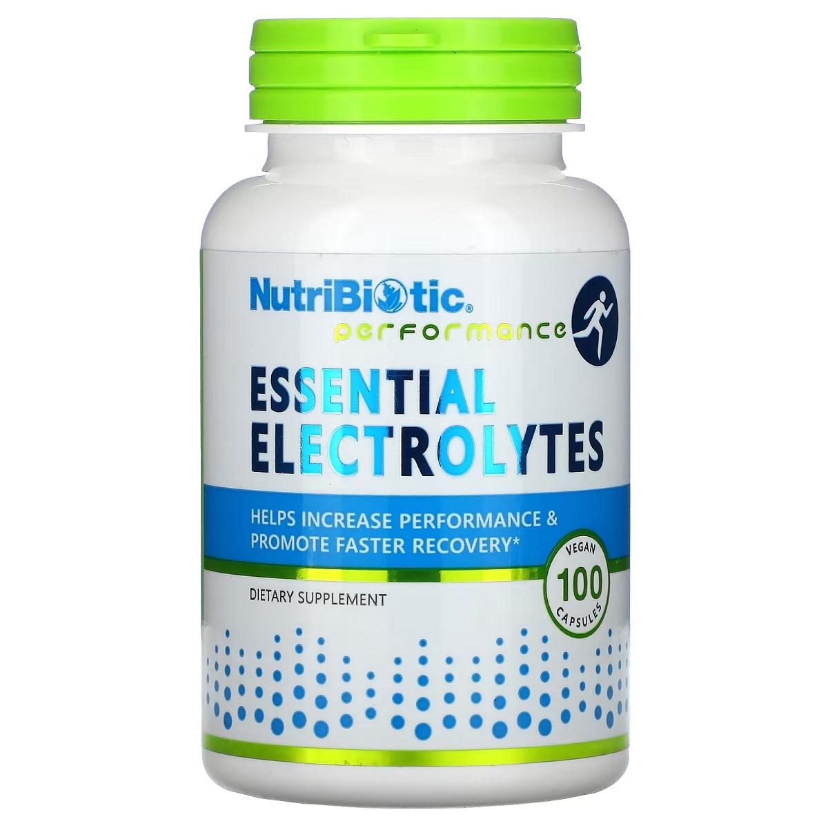 Незамінні електроліти, Essential Electrolytes, NutriBiotic, 100 вегетаріанських капсул