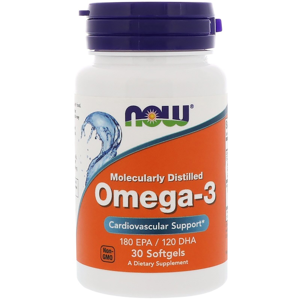 Риб&apos;ячий Жир, Омега-3, Omega-3, Now Foods, 1000 Мг, 30 Гелевих Капсул