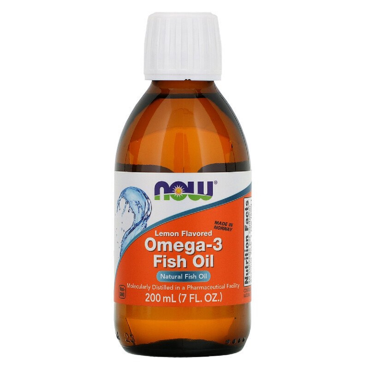 Омега 3 зі смаком лимону, Omega 3, Now Foods, 200 мл (7 рідких унцій)