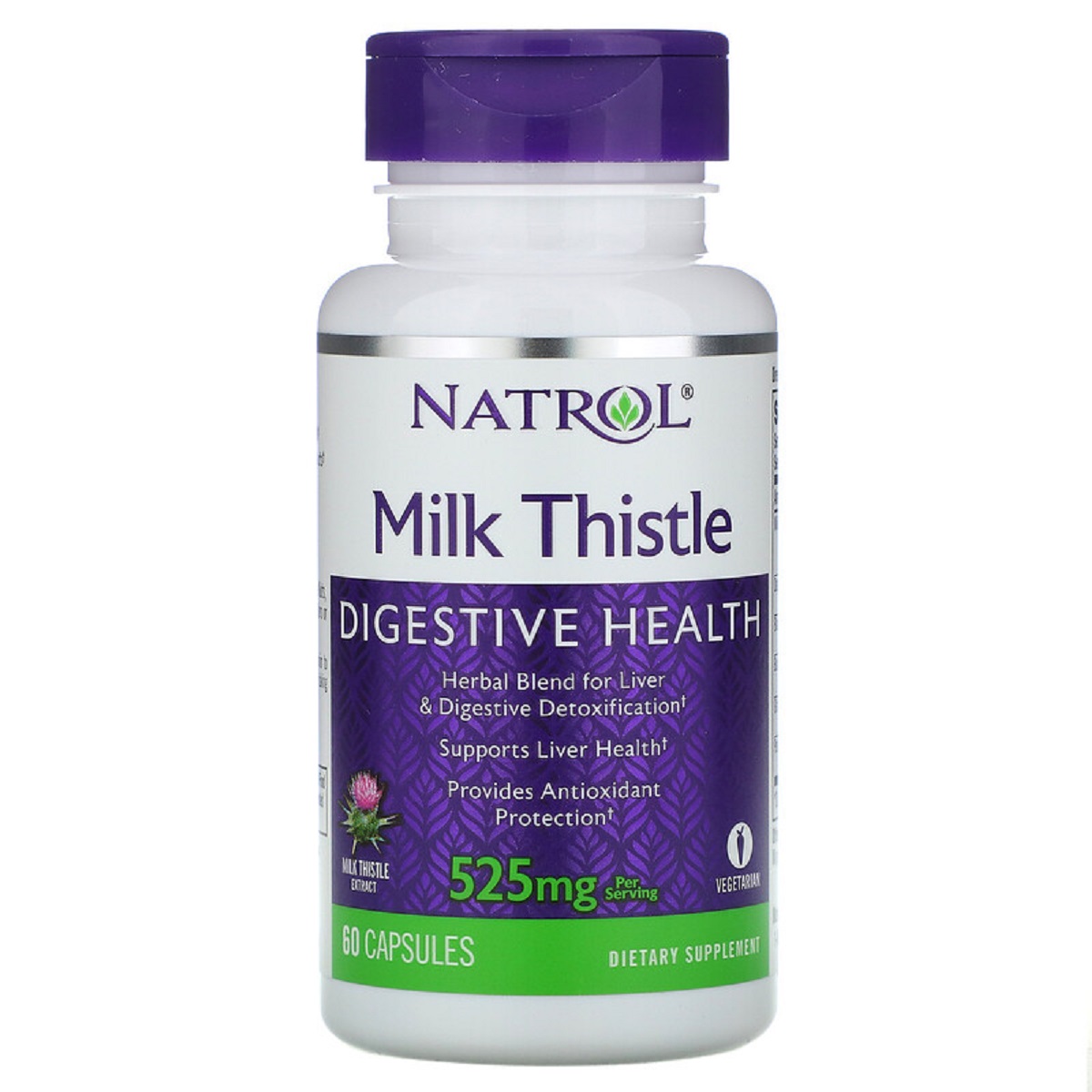 Розторопша, Milk Thistle, Natrol, 60 капсул