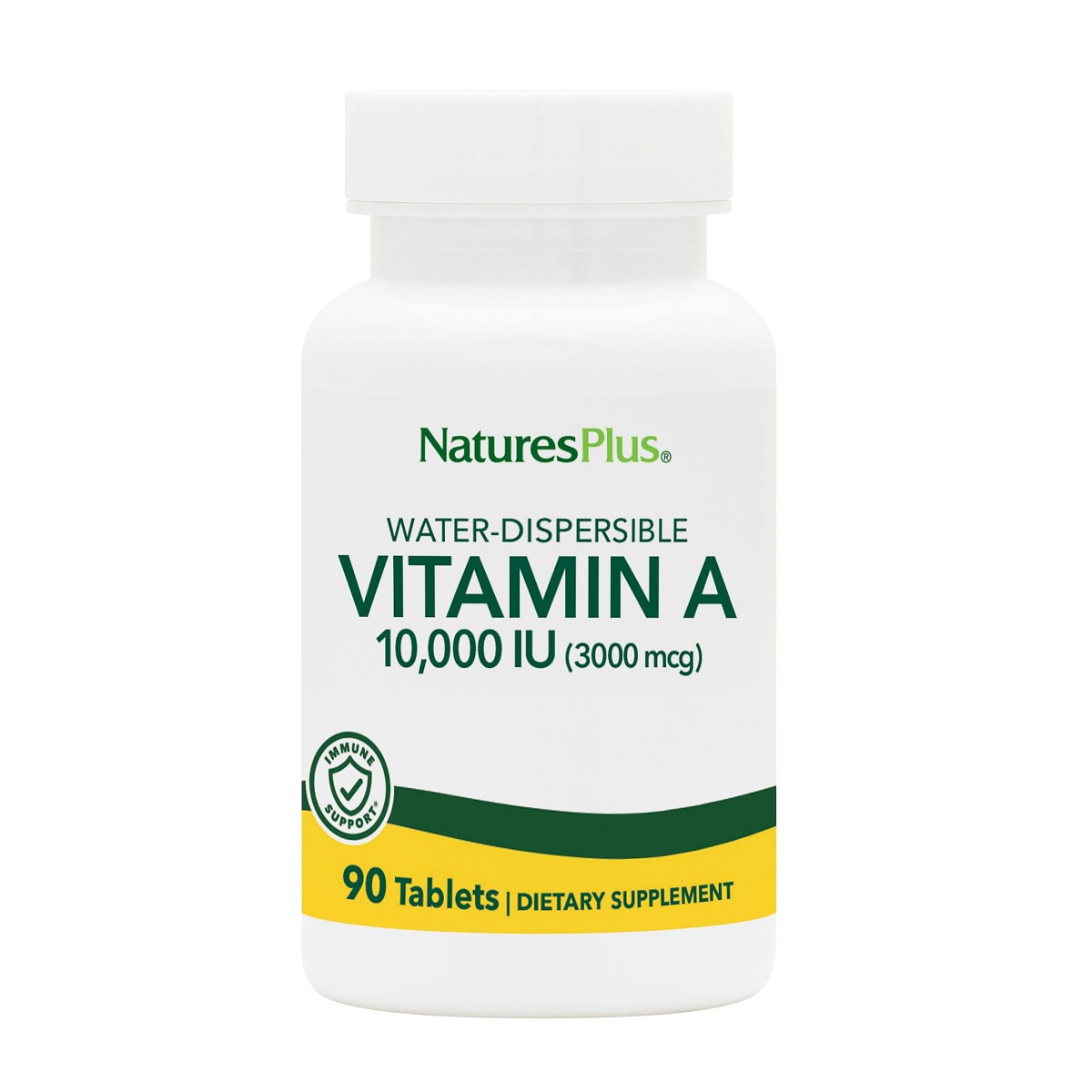 Вітамін А, Vitamin A, Natures Plus, 10,000 МЕ, 90 таблеток