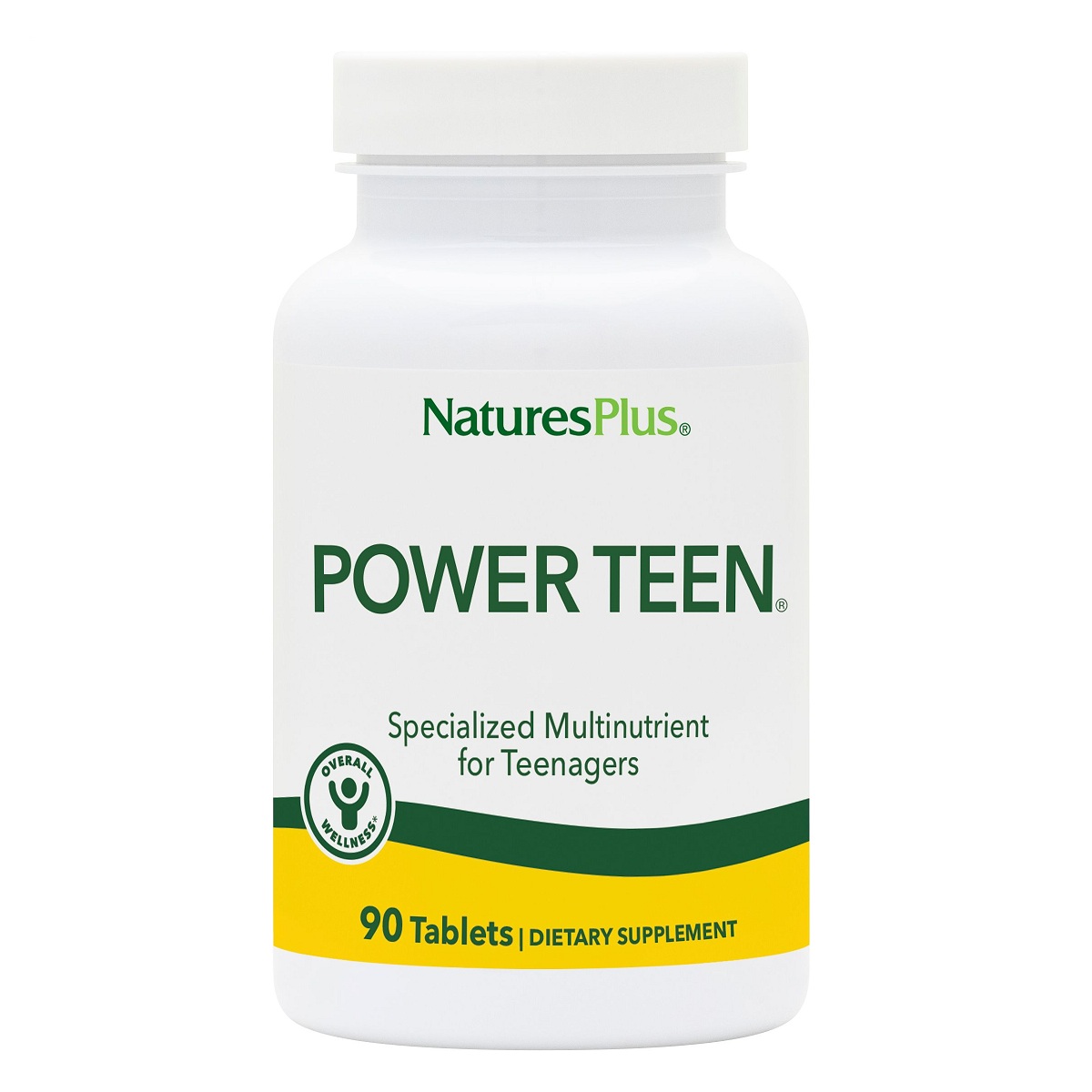 Мультивітаміни для Підлітків, Power Teen, Natures Plus, 90 таблеток