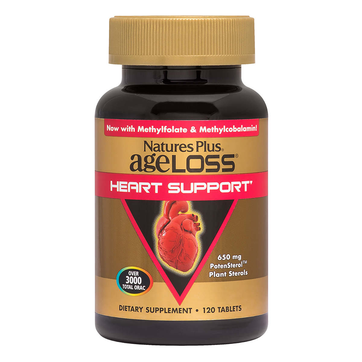 Комплекс для підтримки Серця, AgeLoss Heart Support, Natures Plus, 120 таблеток