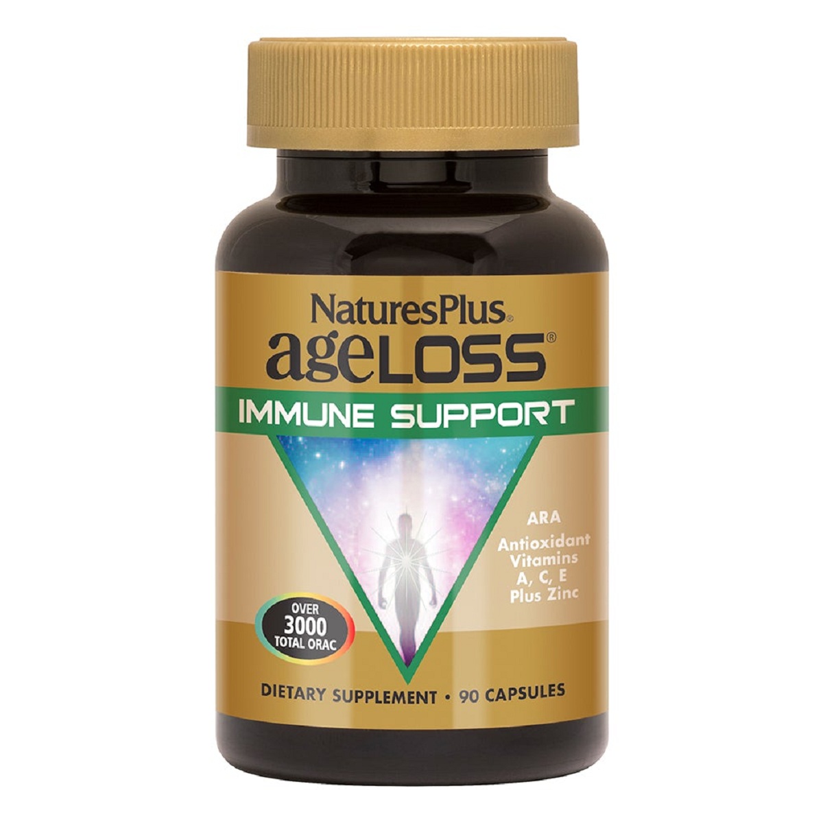 Підтримка імунітету, AgeLoss Immune Support, Natures Plus, 90 капсул