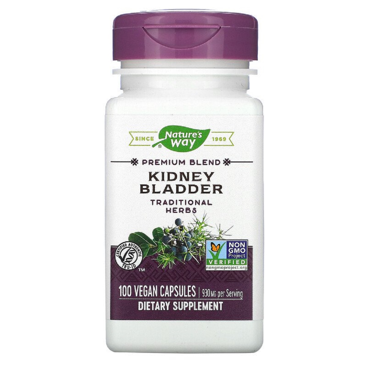 Підтримка Нирок і Сечового Міхура, Kidney Bladder, Nature&apos;s Way, 465 мг, 100 капсул