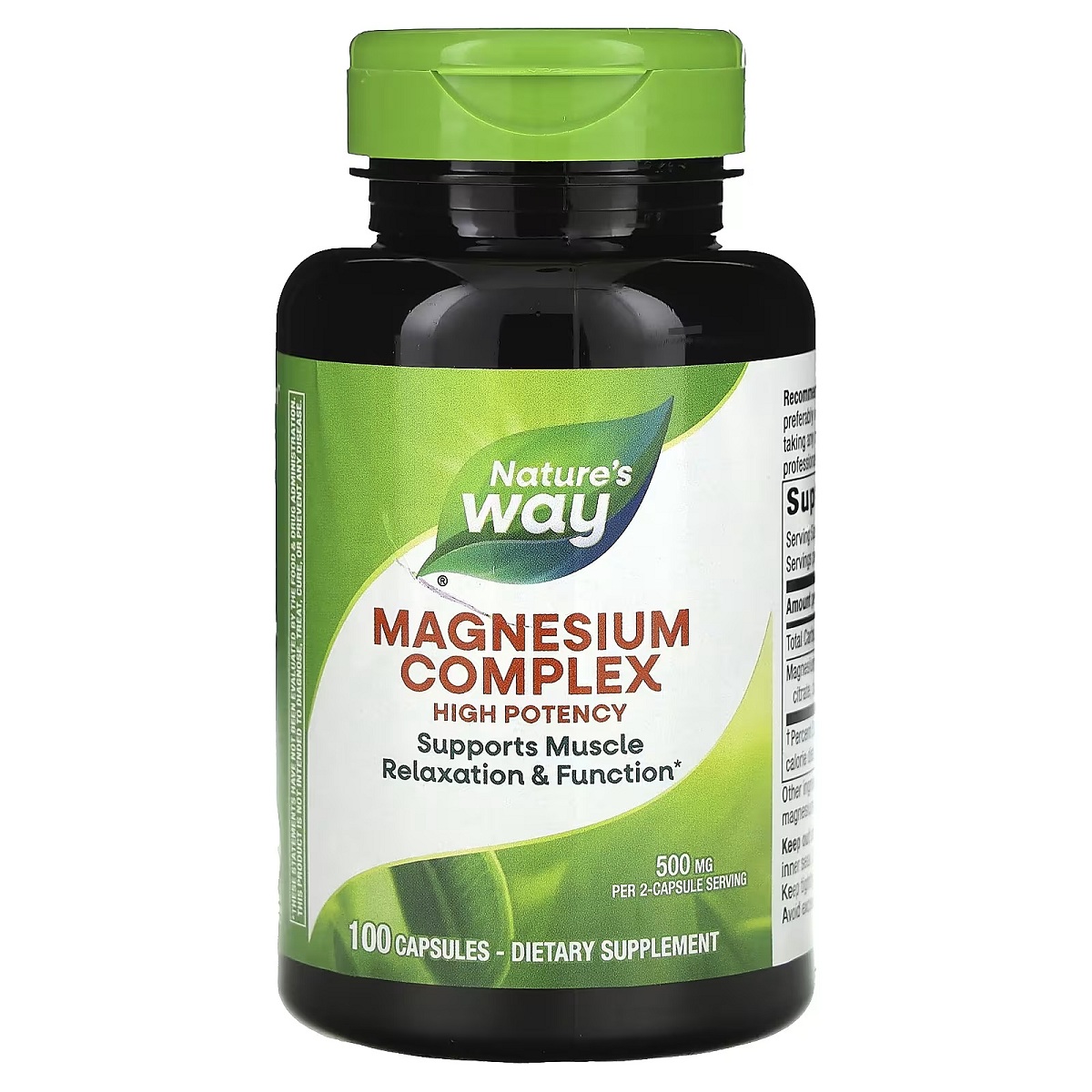 Магній Цитрат, Magnesium Complex, Nature&apos;s Way, 100 капсул