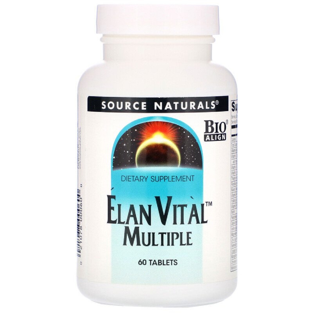 Мультивітаміни, Elan Vital, Source Naturals, 60 таблеток