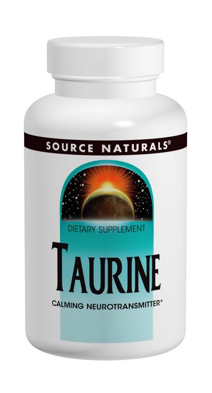 Таурин в Порошку, Source Naturals, 100 гр