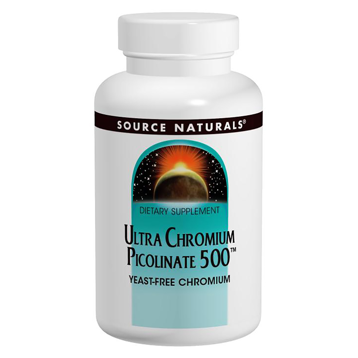 Ультра Хром Піколінат 500мкг, Source Naturals, 120 таблеток