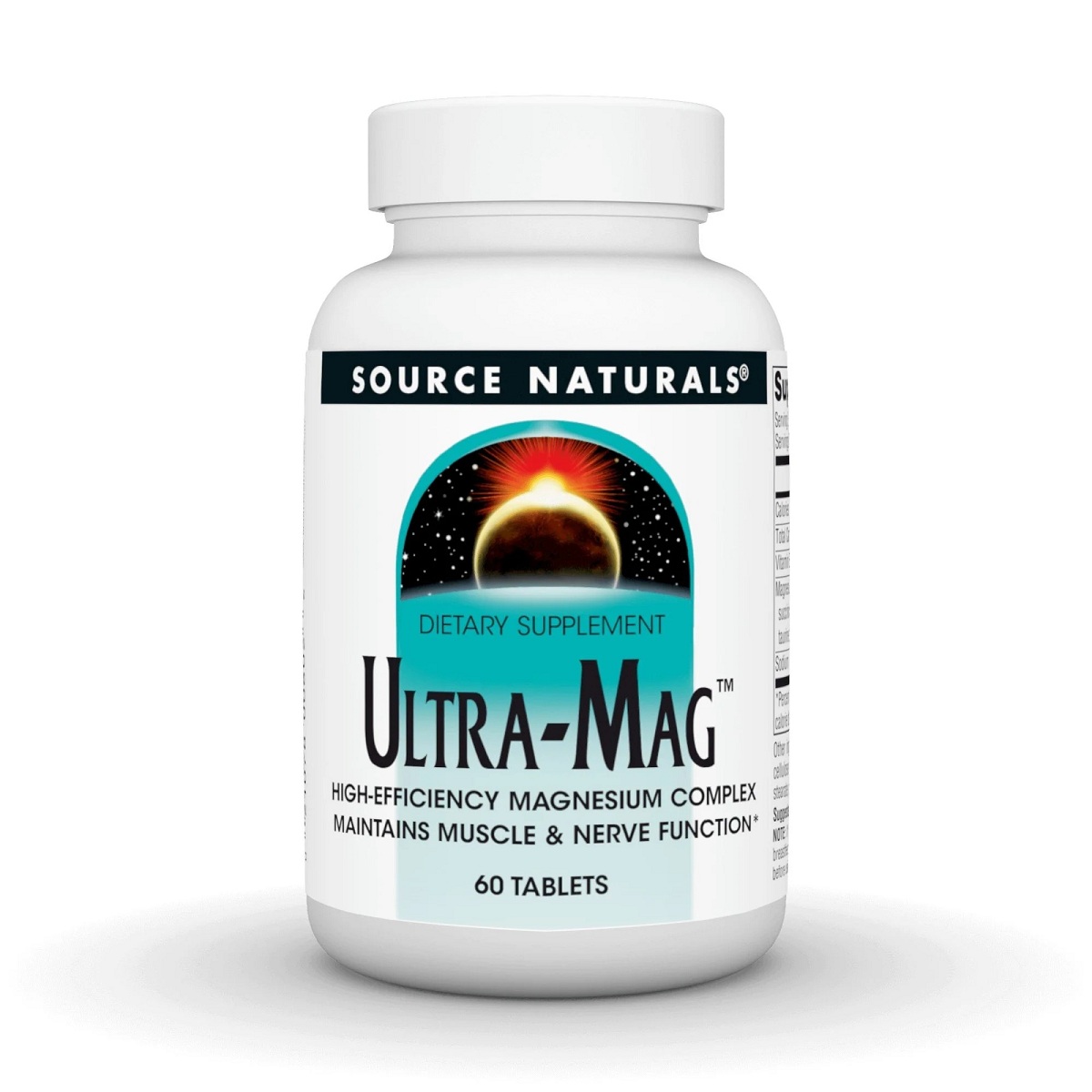 Ультра Магній та Вітамін В6, Ultra-Mag, Source Naturals, 60 таблеток