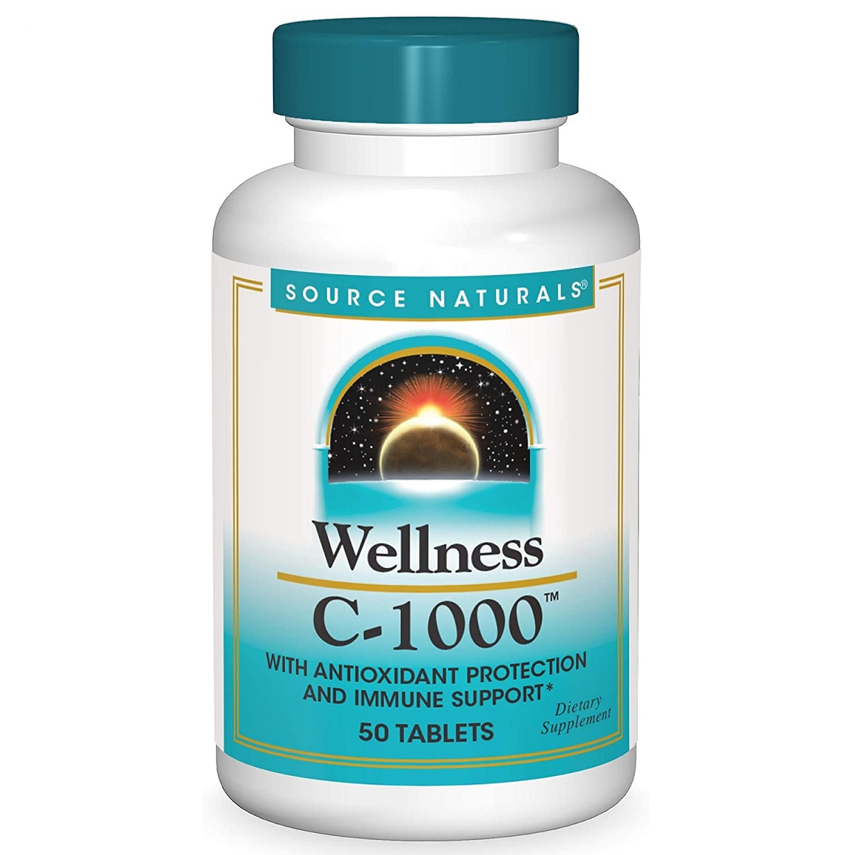 Вітамін С-1000, Wellness, Source Naturals, 50 таблеток