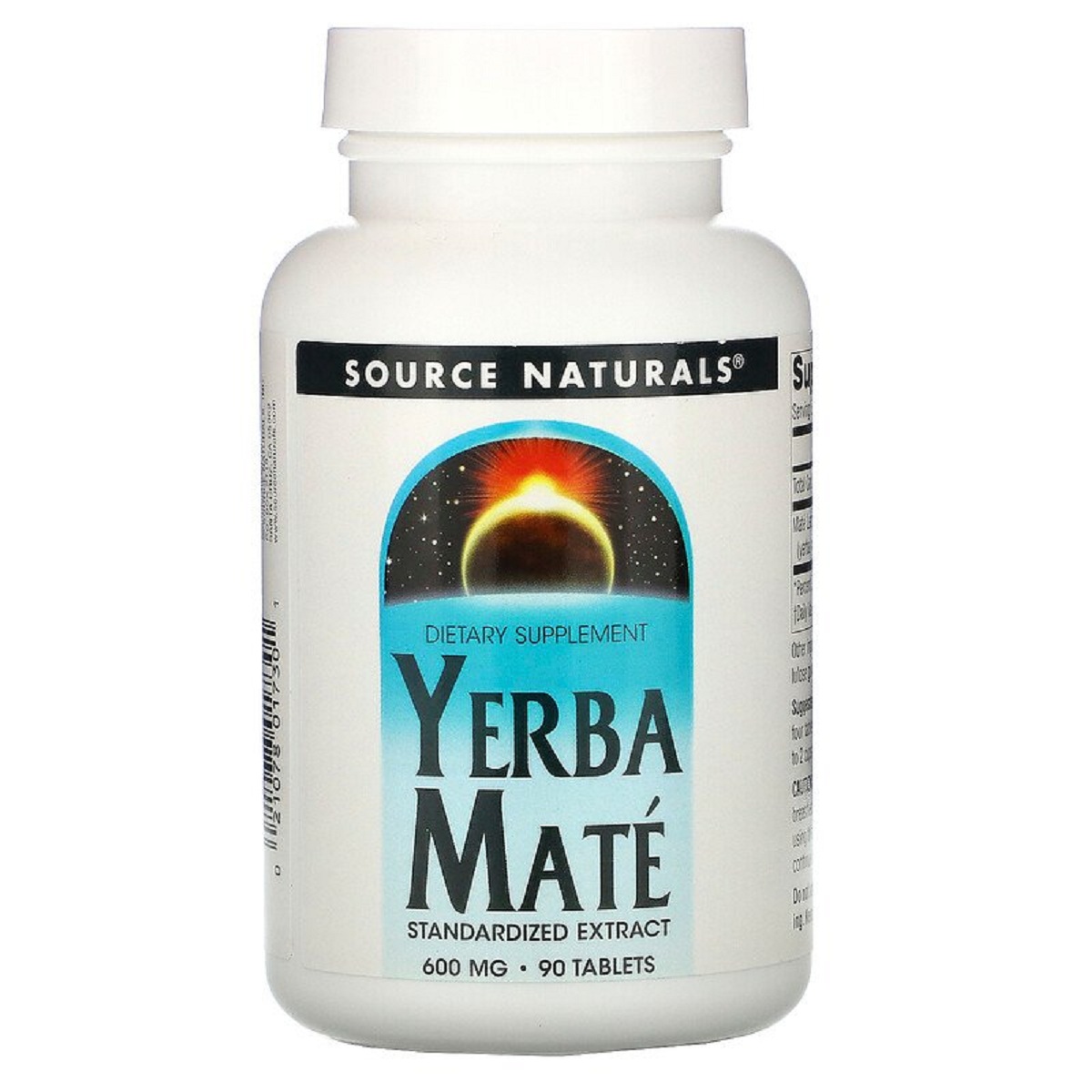 Падуб Парагвайський (Парагвайський Чай Мате) 600мг, Source Naturals, 90 таблеток