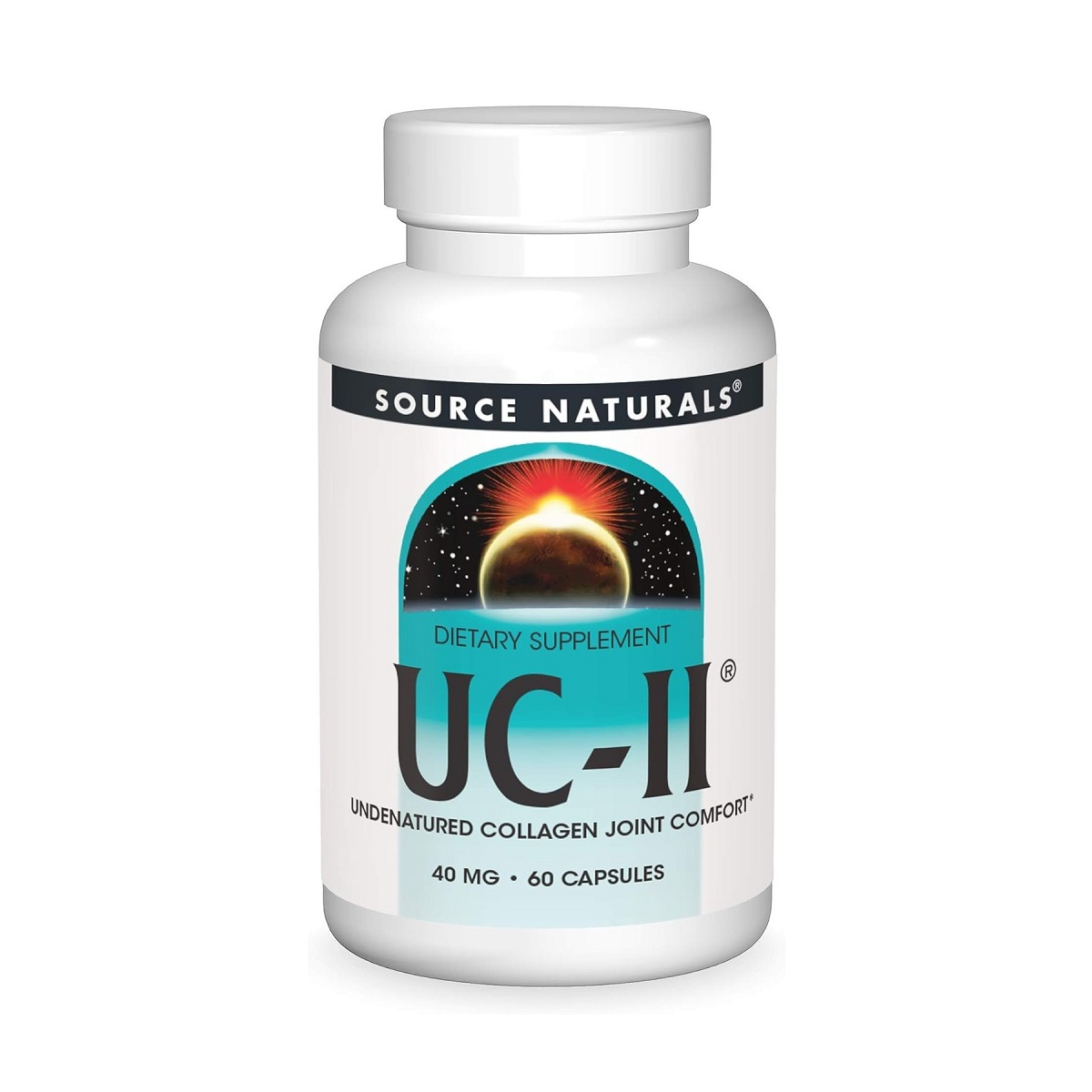 Колаген неденатурований тип II, UC-II, Source Naturals, 60 капсул